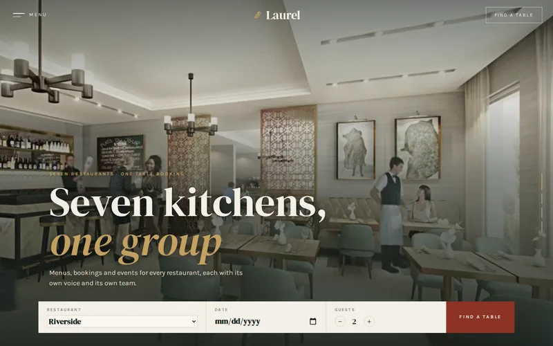 Laurel Group demo — home page
