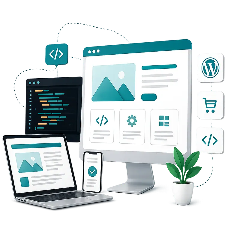 A progressive web app running on desktop, tablet and phone screens